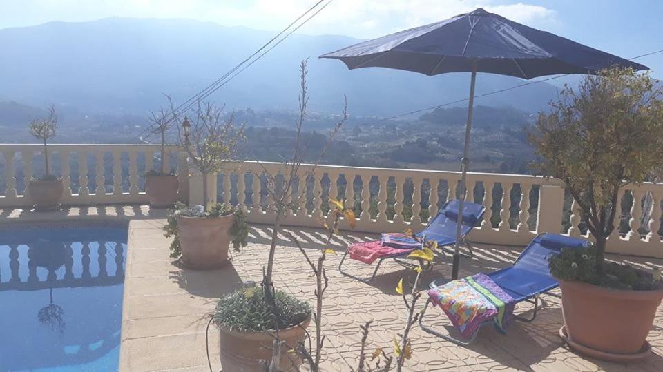 Villa Romana Mountainside Apartment In Alcalali, Jalon Valley エクステリア 写真